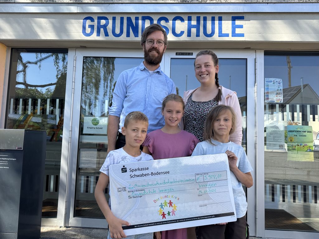 Übergabe der Spende.